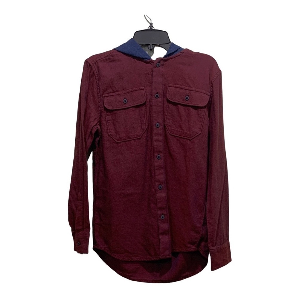 Treasure & Bond Hoodie Button Up Shacket Size L